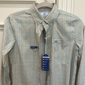 Southern Tide: Intercoastal long sleeve polo - L (12-14)